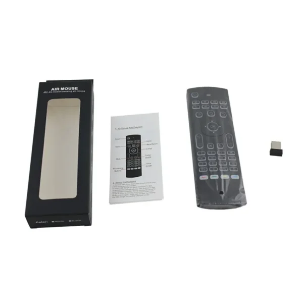 MX3 Voice Backlit Control Wireless Air Mouse Keyboard 2.4G RF Gyro Sensor Smart Remote Control for X96 H96 Android TVBox Mini PC - Image 5